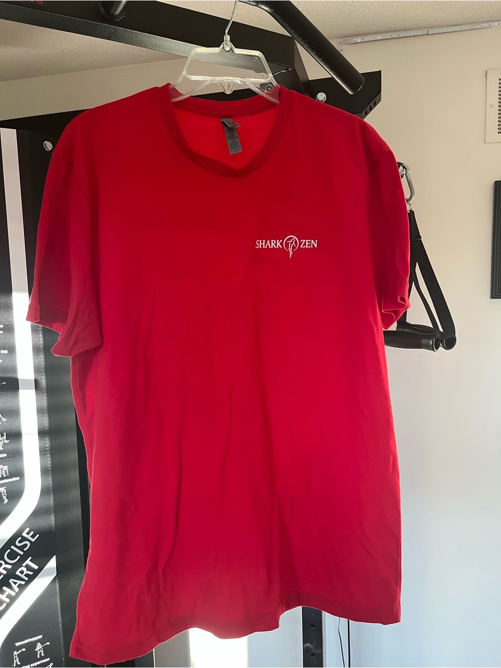 Cool shark zen Red Short Sleeve Crewneck T-Shirt